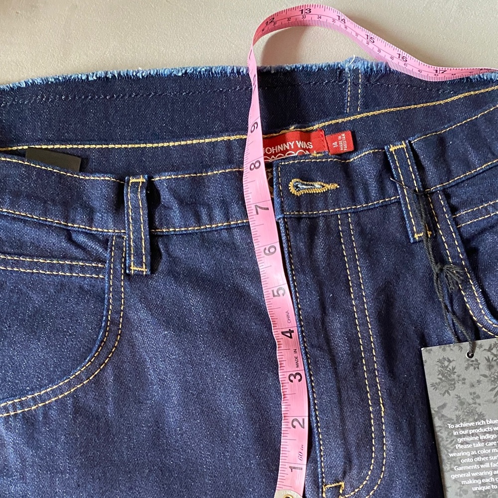 Johnny Was/ Sassoon Dark Blue Maxi Skirt - Picture 8 of 10